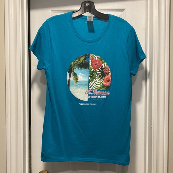 ❤️ 2/$25* ❤️ NWOT - Short Sleeve St. Thomas Souvenir Tee - Sz L - Picture 5 of 8